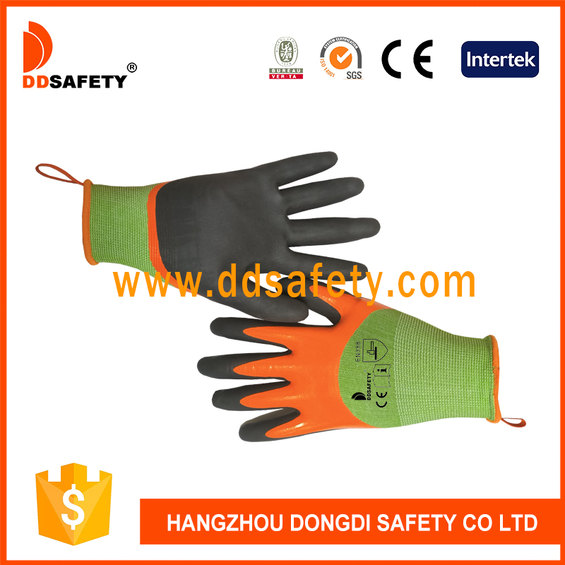 Double layer dipped nitrile gloves-DNN491
